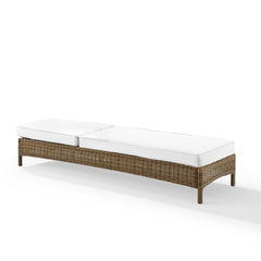 Crosley Bradenton 76 Inch Outdoor Wicker Chaise Lounge - KO70070WB - The Home Selection