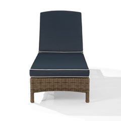 Crosley Bradenton 76 Inch Outdoor Wicker Chaise Lounge - KO70070WB - The Home Selection
