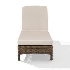 Crosley Bradenton 76 Inch Outdoor Wicker Chaise Lounge - KO70070WB - The Home Selection