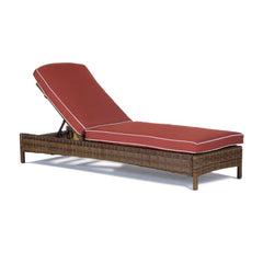 Crosley Bradenton 76 Inch Outdoor Wicker Chaise Lounge - KO70070WB - The Home Selection