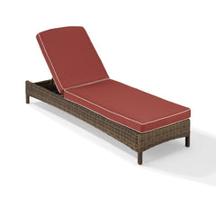 Crosley Bradenton 76 Inch Outdoor Wicker Chaise Lounge - KO70070WB - The Home Selection