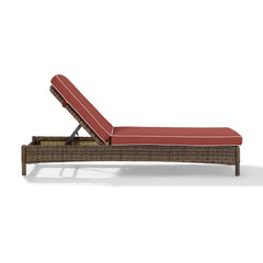 Crosley Bradenton 76 Inch Outdoor Wicker Chaise Lounge - KO70070WB - The Home Selection
