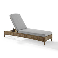 Crosley Bradenton 76 Inch Outdoor Wicker Chaise Lounge - KO70070WB - The Home Selection