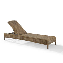 Crosley Bradenton 76 Inch Outdoor Wicker Chaise Lounge - KO70070WB - The Home Selection