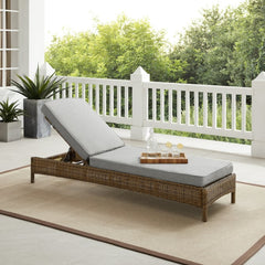 Crosley Bradenton 76 Inch Outdoor Wicker Chaise Lounge - KO70070WB - The Home Selection
