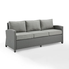 Crosley Bradenton 80.50 Inch Outdoor Wicker Sofa - KO70049 - The Home Selection