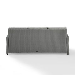Crosley Bradenton 80.50 Inch Outdoor Wicker Sofa - KO70049 - The Home Selection