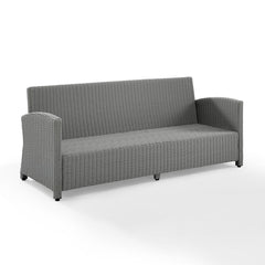 Crosley Bradenton 80.50 Inch Outdoor Wicker Sofa - KO70049 - The Home Selection