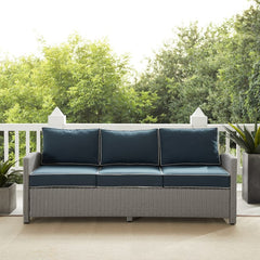 Crosley Bradenton 80.50 Inch Outdoor Wicker Sofa - KO70049 - The Home Selection
