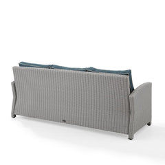 Crosley Bradenton 80.50 Inch Outdoor Wicker Sofa - KO70049 - The Home Selection