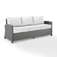 Crosley Bradenton 80.50 Inch Outdoor Wicker Sofa - KO70049 - The Home Selection