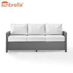 Crosley Bradenton 80.50 Inch Outdoor Wicker Sofa - KO70049 - The Home Selection