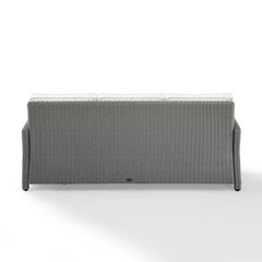 Crosley Bradenton 80.50 Inch Outdoor Wicker Sofa - KO70049 - The Home Selection