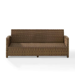 Crosley Bradenton 80.50 Inch Outdoor Wicker Sofa - KO70049 - The Home Selection