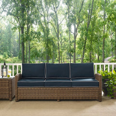 Crosley Bradenton 80.50 Inch Outdoor Wicker Sofa - KO70049 - The Home Selection