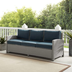 Crosley Bradenton 80.50 Inch Outdoor Wicker Sofa - KO70049 - The Home Selection