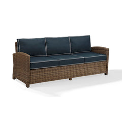 Crosley Bradenton 80.50 Inch Outdoor Wicker Sofa - KO70049 - The Home Selection