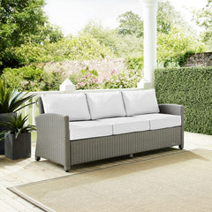 Crosley Bradenton 80.50 Inch Outdoor Wicker Sofa - KO70049 - The Home Selection