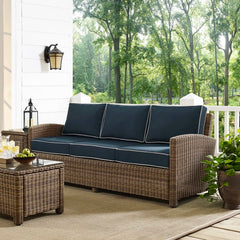 Crosley Bradenton 80.50 Inch Outdoor Wicker Sofa - KO70049 - The Home Selection