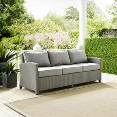 Crosley Bradenton 80.50 Inch Outdoor Wicker Sofa - KO70049 - The Home Selection