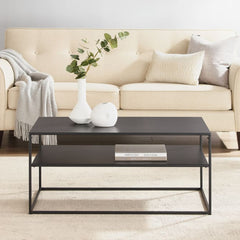 Crosley Braxton Coffee Table Matte-Black - CF1402-MB - The Home Selection