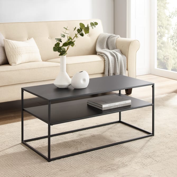 Crosley Braxton Coffee Table Matte-Black - CF1402-MB - The Home Selection