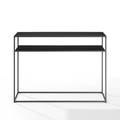 Crosley Braxton Console Table Matte-Black - CF1400 - The Home Selection