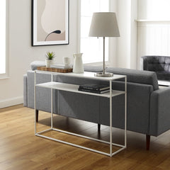 Crosley Braxton Console Table Matte-Black - CF1400 - The Home Selection