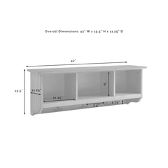 Crosley Brennan 42 Inch Storage Shelf - CF6004 - The Home Selection