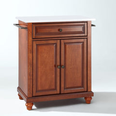 Crosley Cambridge 31 Inch Granite Top Portable Kitchen Island/Cart - KF30020D - The Home Selection