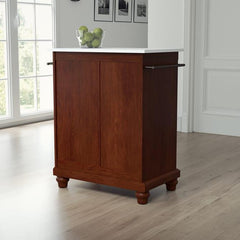 Crosley Cambridge 31 Inch Granite Top Portable Kitchen Island/Cart - KF30020D - The Home Selection