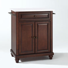 Crosley Cambridge 31 Inch Granite Top Portable Kitchen Island/Cart - KF30020D - The Home Selection