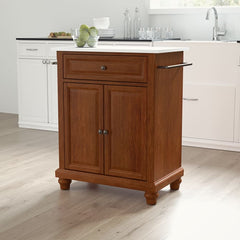 Crosley Cambridge 31 Inch Granite Top Portable Kitchen Island/Cart - KF30020D - The Home Selection