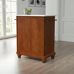 Crosley Cambridge 31 Inch Granite Top Portable Kitchen Island/Cart - KF30020D - The Home Selection