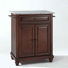 Crosley Cambridge 31 Inch Granite Top Portable Kitchen Island/Cart - KF30023D - The Home Selection