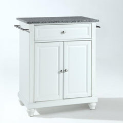 Crosley Cambridge 31 Inch Granite Top Portable Kitchen Island/Cart - KF30023D - The Home Selection