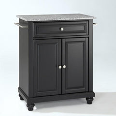Crosley Cambridge 31 Inch Granite Top Portable Kitchen Island/Cart - KF30023D - The Home Selection