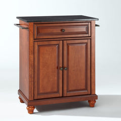Crosley Cambridge 31 Inch Granite Top Portable Kitchen Island/Cart - KF30024D - The Home Selection