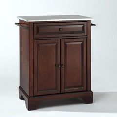 Crosley Cambridge 31 Inch Stainless Steel Top Portable Kitchen Island/Cart - KF30022B - The Home Selection