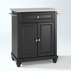 Crosley Cambridge 31 Inch Stainless Steel Top Portable Kitchen Island/Cart - KF30022D - The Home Selection