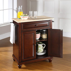 Crosley Cambridge 31 Inch Wood Top Portable Kitchen Island/Cart - KF30021D - The Home Selection