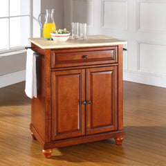 Crosley Cambridge 31 Inch Wood Top Portable Kitchen Island/Cart - KF30021D - The Home Selection