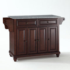 Crosley Cambridge 51.50 Inch Granite Top Full Size Kitchen Island/Cart - KF30003D - The Home Selection