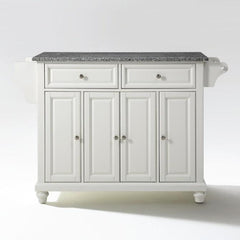 Crosley Cambridge 51.50 Inch Granite Top Full Size Kitchen Island/Cart - KF30003D - The Home Selection