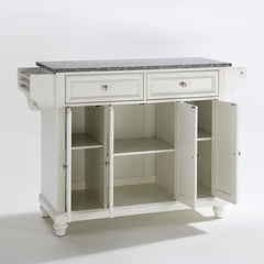 Crosley Cambridge 51.50 Inch Granite Top Full Size Kitchen Island/Cart - KF30003D - The Home Selection