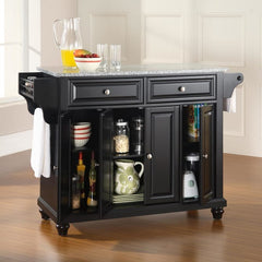Crosley Cambridge 51.50 Inch Granite Top Full Size Kitchen Island/Cart - KF30003D - The Home Selection