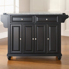 Crosley Cambridge 51.50 Inch Granite Top Full Size Kitchen Island/Cart - KF30003D - The Home Selection