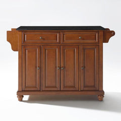 Crosley Cambridge 51.50 Inch Granite Top Full Size Kitchen Island/Cart- KF30004D - The Home Selection
