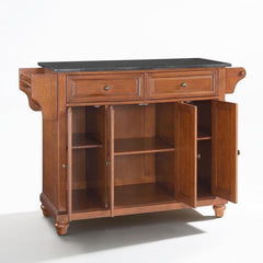 Crosley Cambridge 51.50 Inch Granite Top Full Size Kitchen Island/Cart- KF30004D - The Home Selection