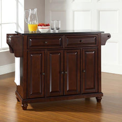 Crosley Cambridge 51.50 Inch Granite Top Full Size Kitchen Island/Cart- KF30004D - The Home Selection